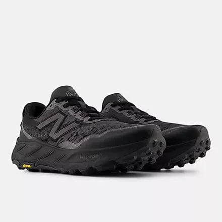 New Balance Men's Fresh Foam X Hierro V9 Hiking Shoes- Black/ Black - Image 2