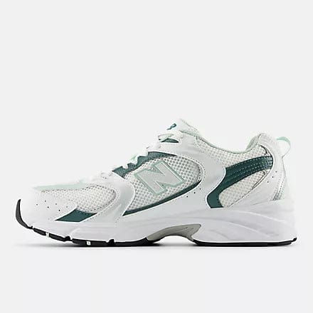 New Balance Unisex 530 Sneakers- White/Green - Image 3