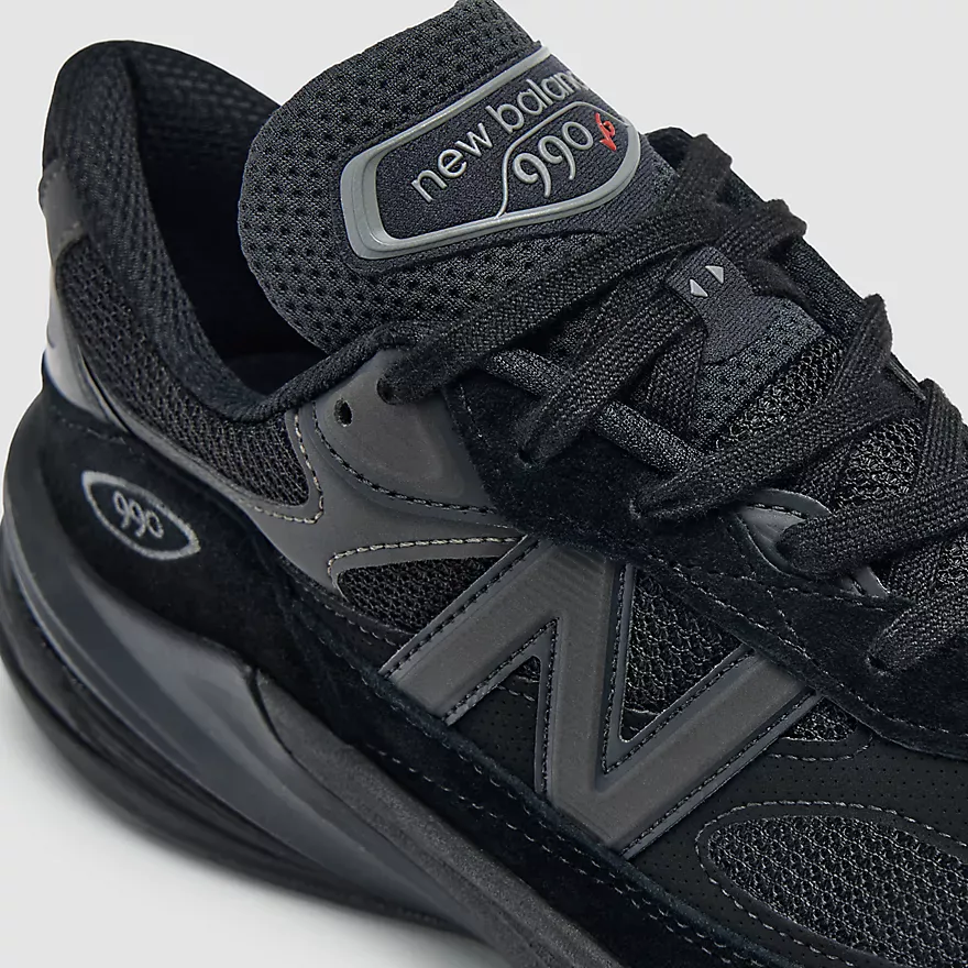 New Balance Unisex 990v6 Running Shoes - All Black - Image 6