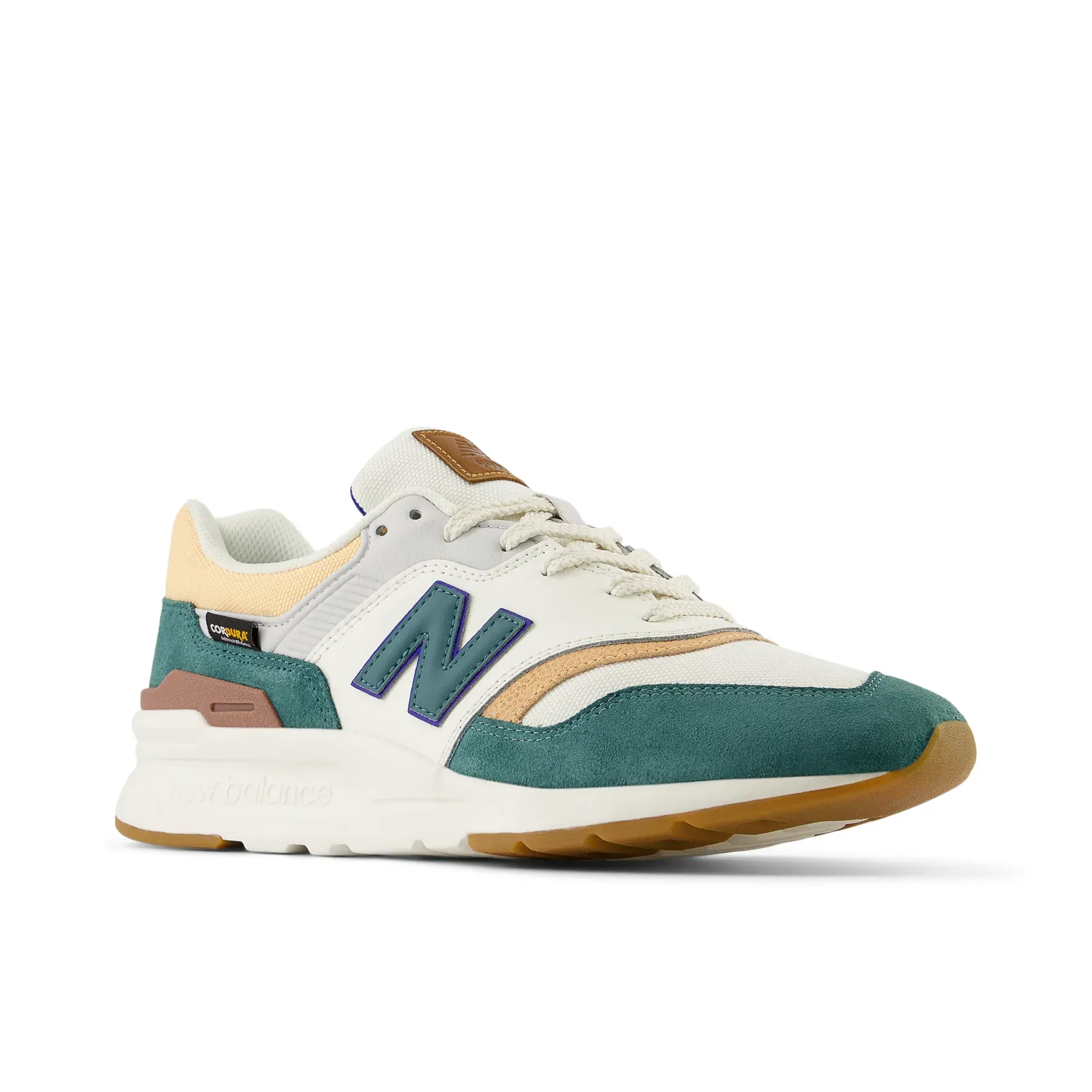 New Balance Unisex 997 Sneakers- Sea Salt/ New Spruce - Image 2