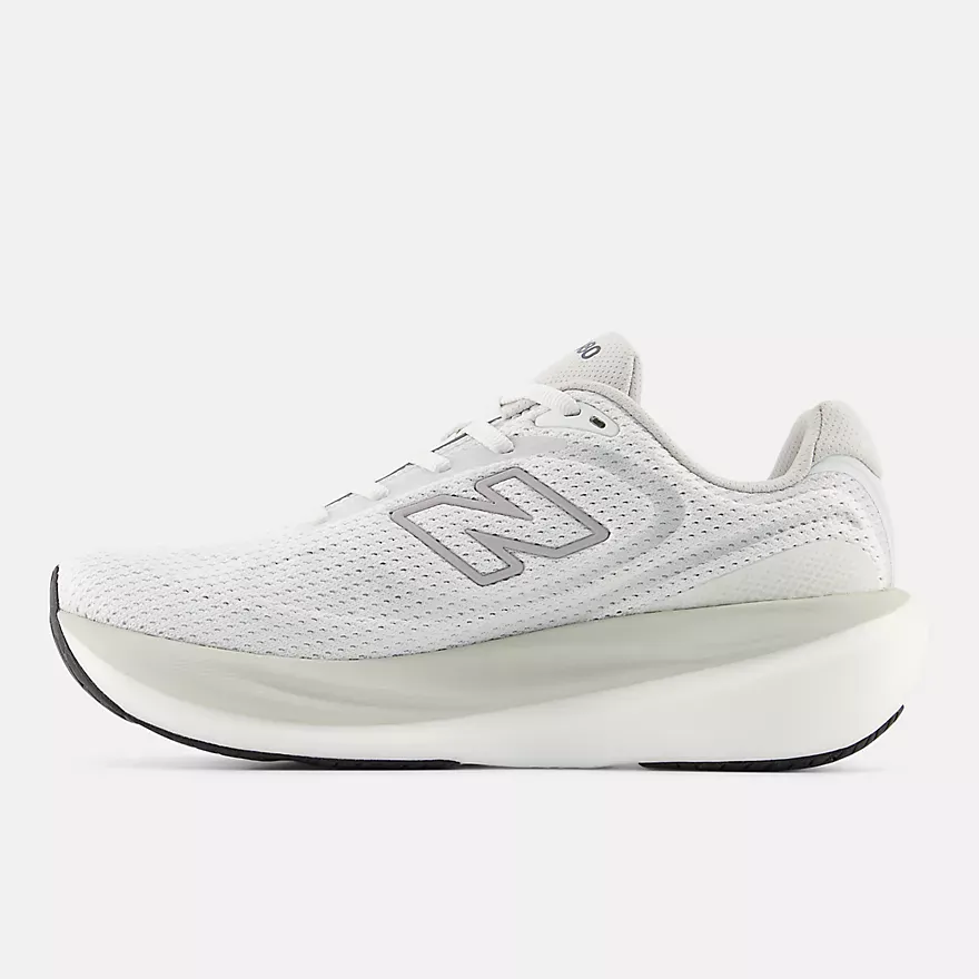 New Balance Women's 1080v15 Running Shoes- White/ Truffle Salt - Image 2