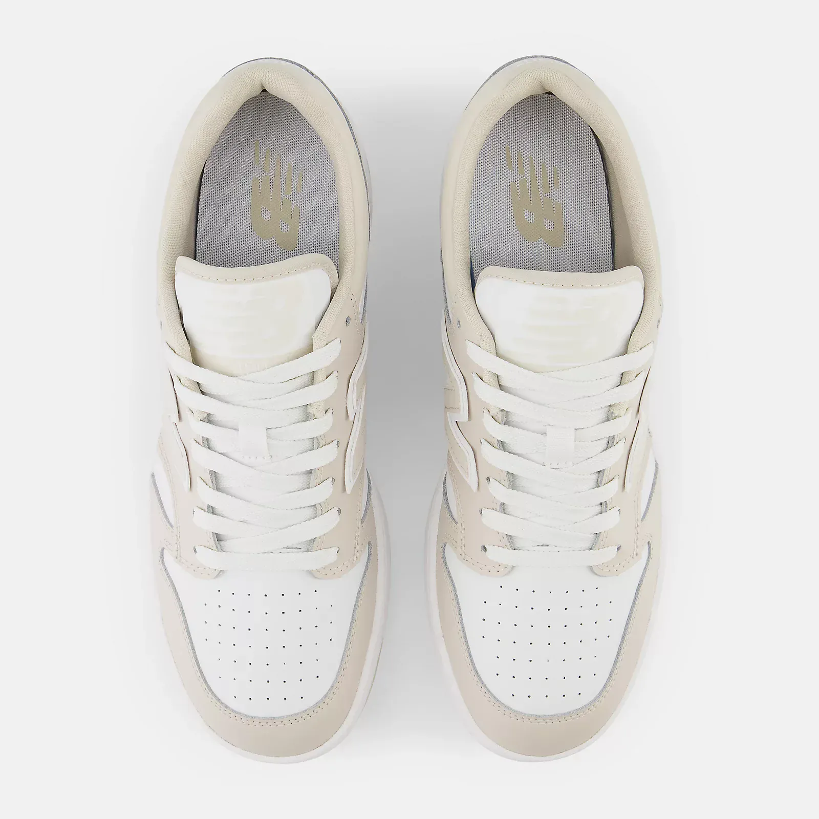New Balance Unisex 480 Sneakers- Cream/White - Image 3