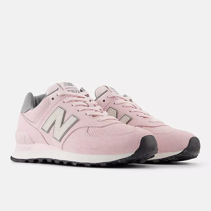 New Balance Women's 574 Classic Sneakers- Rose Sugar/ Sea Salt - Image 4
