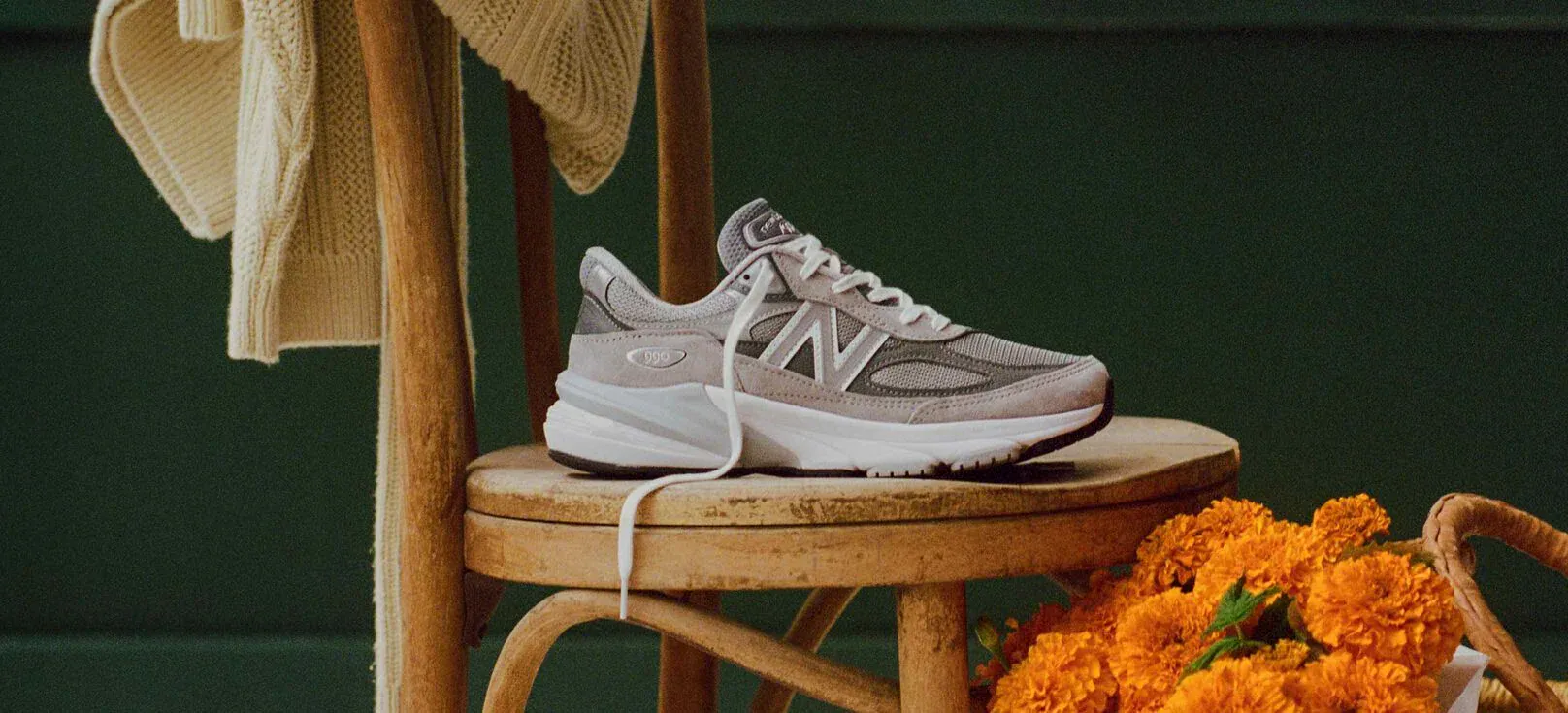 New Balance Women's 990v6 Running Shoes- Grey - Image 9