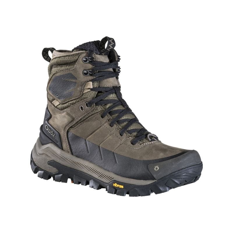 Oboz Men's Bangtail Insulated Waterproof Hiking Boots- Sediment - Image 2