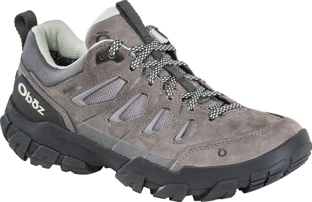 Oboz Women's Sawtooth X Low Waterproof Hiking Shoes- Hazy Gray - Image 4