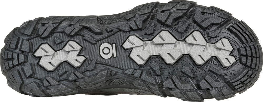 Oboz Women's Sawtooth X Low Waterproof Hiking Shoes- Hazy Gray - Image 5