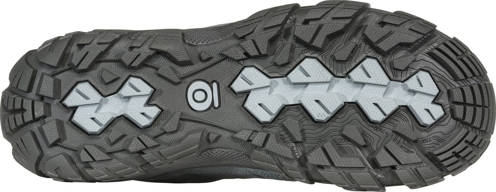 Oboz Women's Sawtooth X Low Waterproof Hiking Shoes- Slate - Image 5
