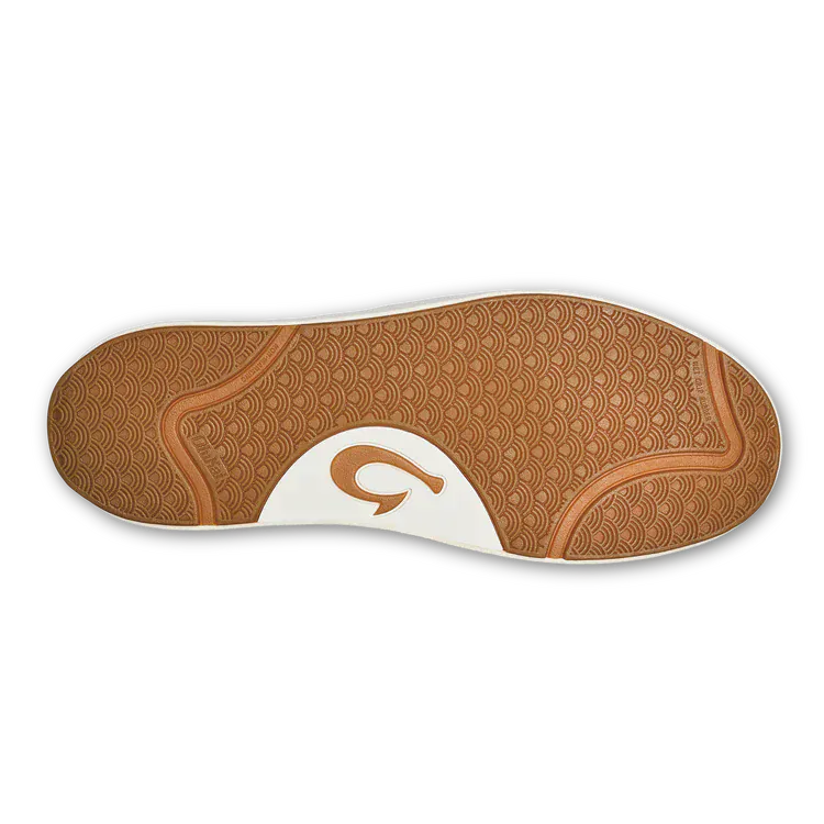 OluKai Men's Lae'ahi Li'Ili Leather Sneakers- Bright White - Image 6