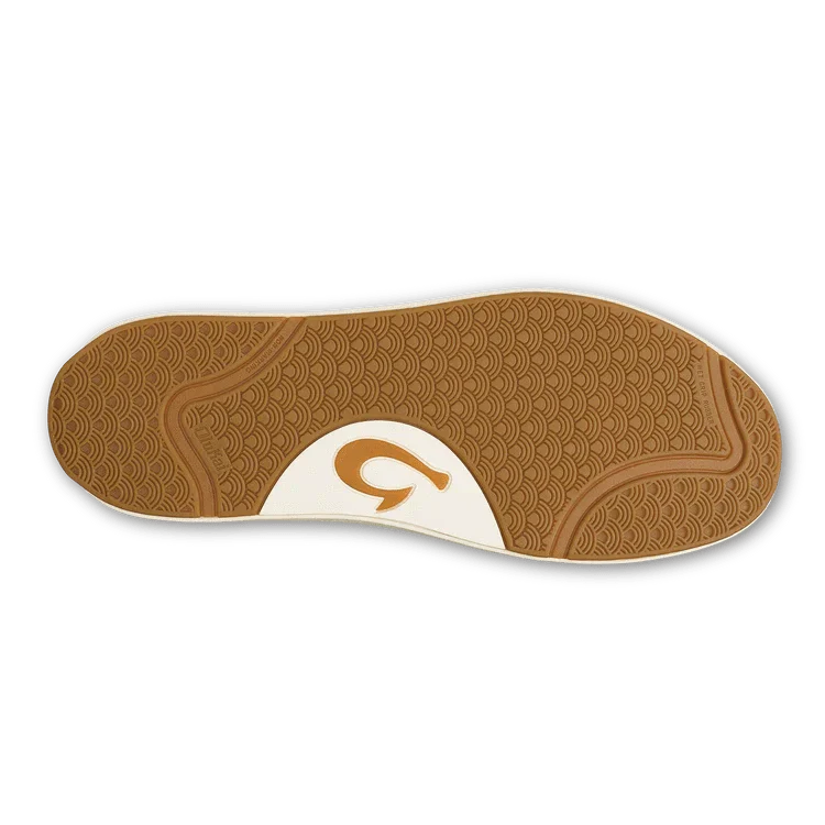 OluKai Men's Lae'ahi Li'Ili Leather Sneakers- Onyx/ Onyx - Image 5