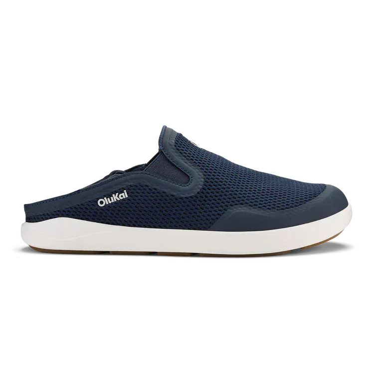 OluKai Men's Moku Slip-on Shoes- Trench Blue - Image 2