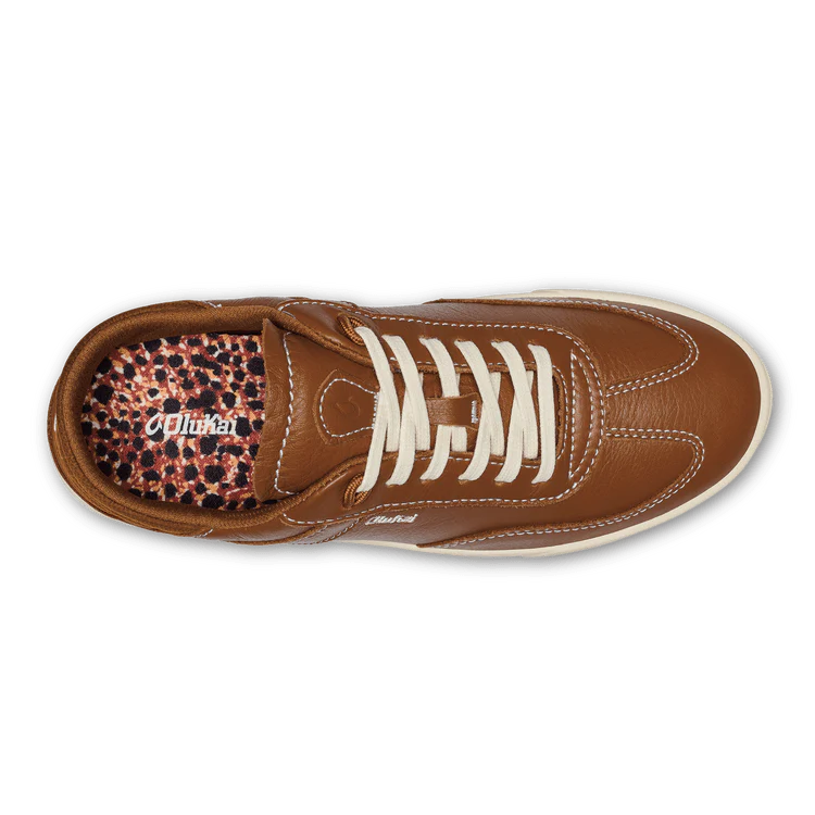 Olukai Women's Ha'upu Leather Sneakers- Fox - Image 5