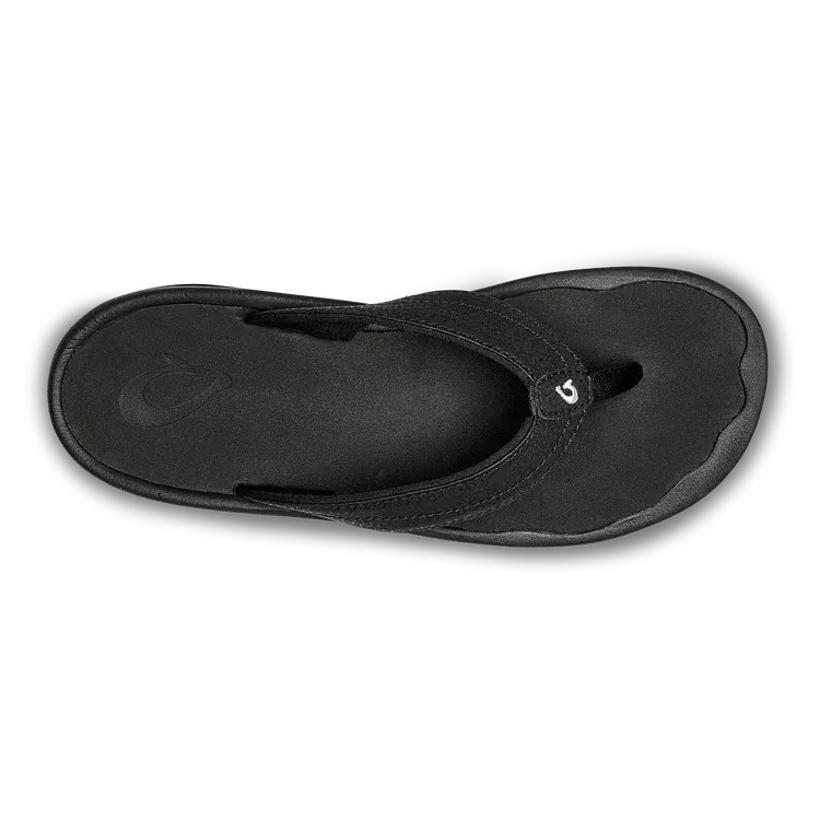 OluKai Women's Ohana Sandals- Black - Image 3