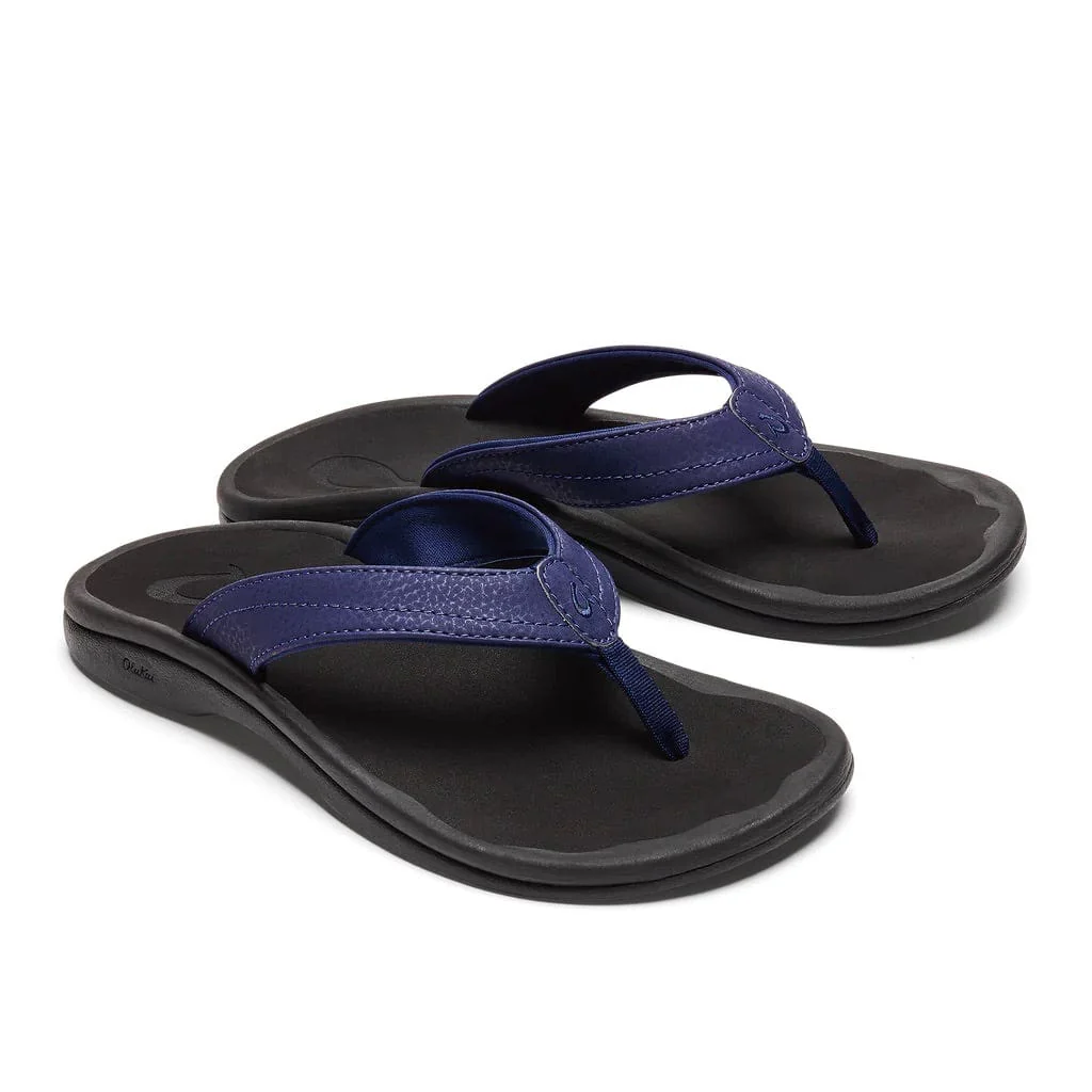 OluKai Women's Ohana Sandals- Pacifica/Black - Image 3