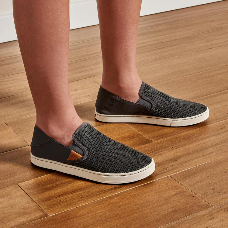 OluKai Women's Pehuea Slip Ons- Pavement - Image 2