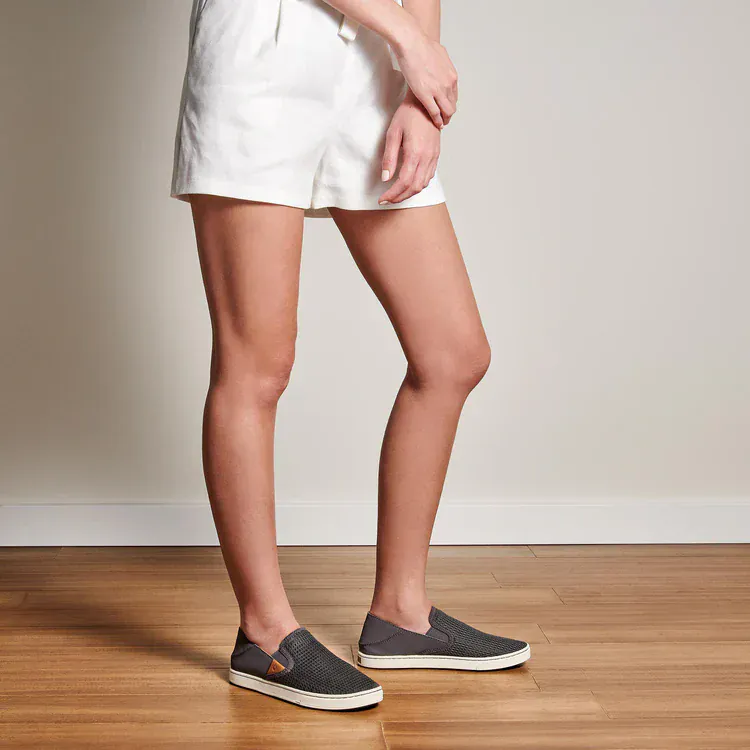 OluKai Women's Pehuea Slip Ons- Pavement - Image 9