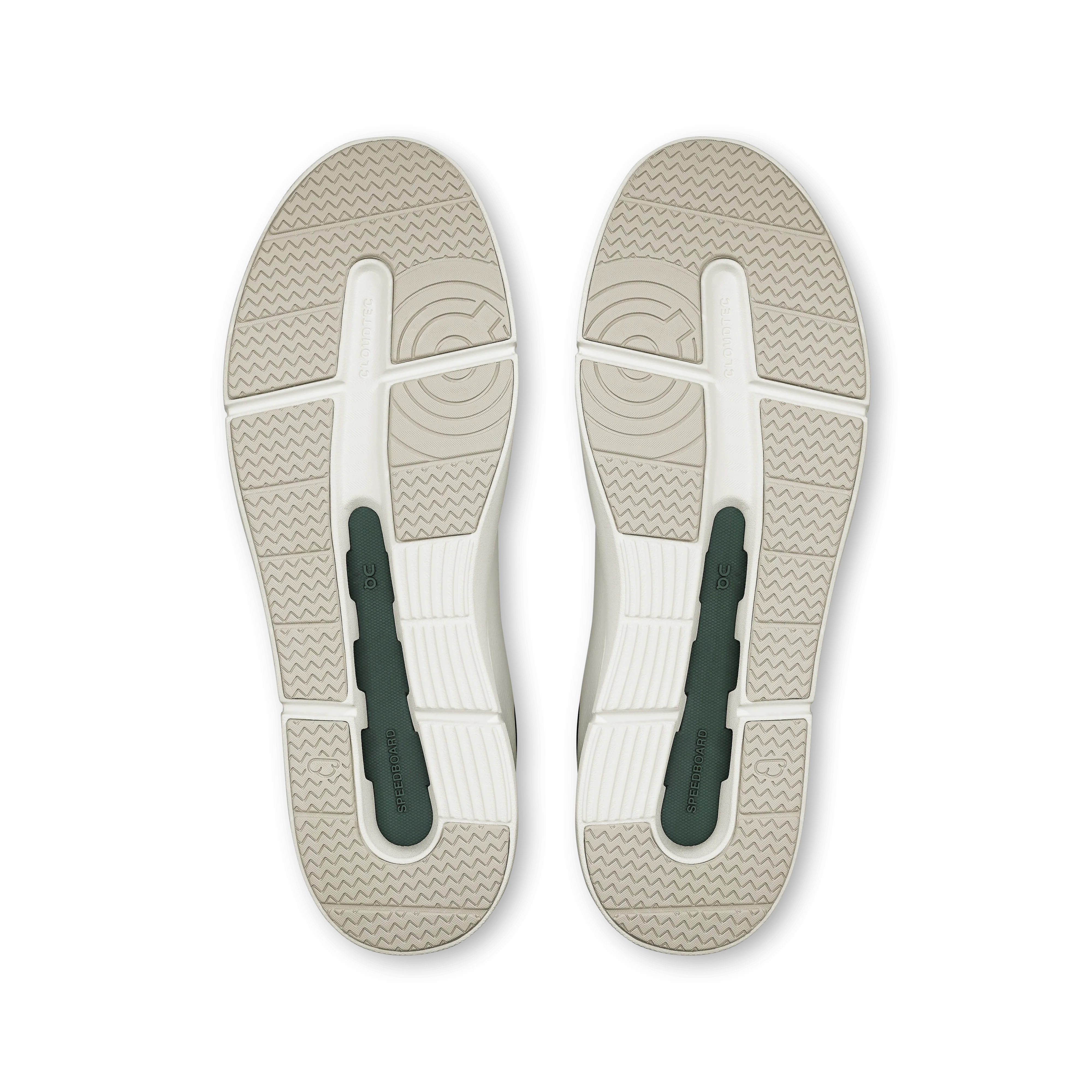 On Cloud Men’s The ROGER Advantage Tennis Shoes- White/ Olive - Image 4