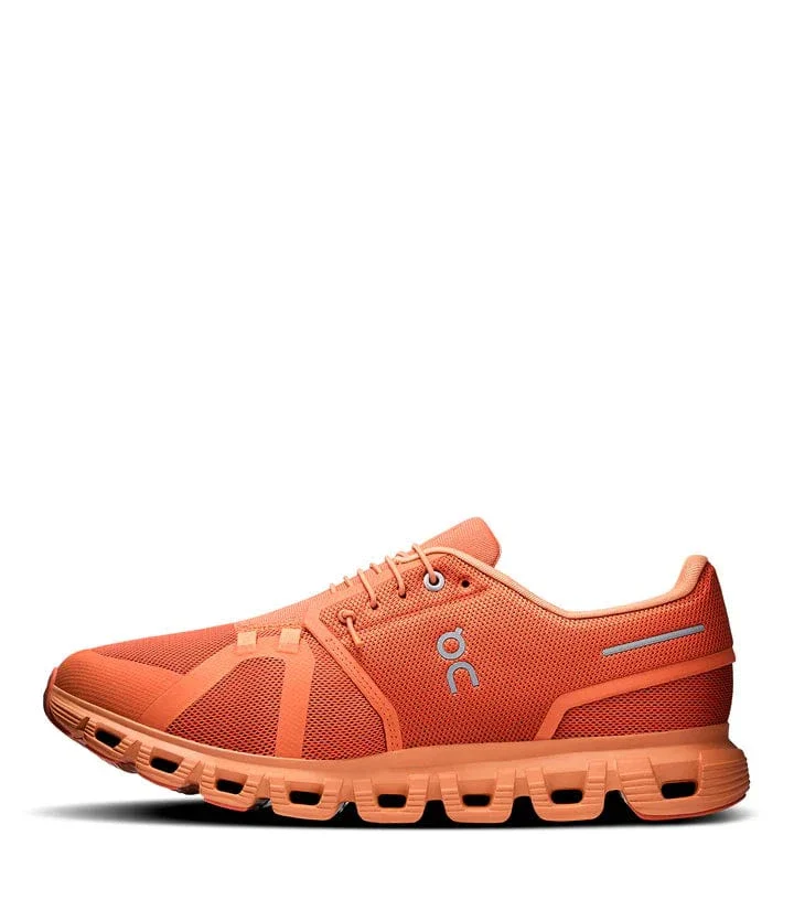 On Cloud Men's Cloud 6 Running Shoes- Canyon/ Sandstone - Image 5
