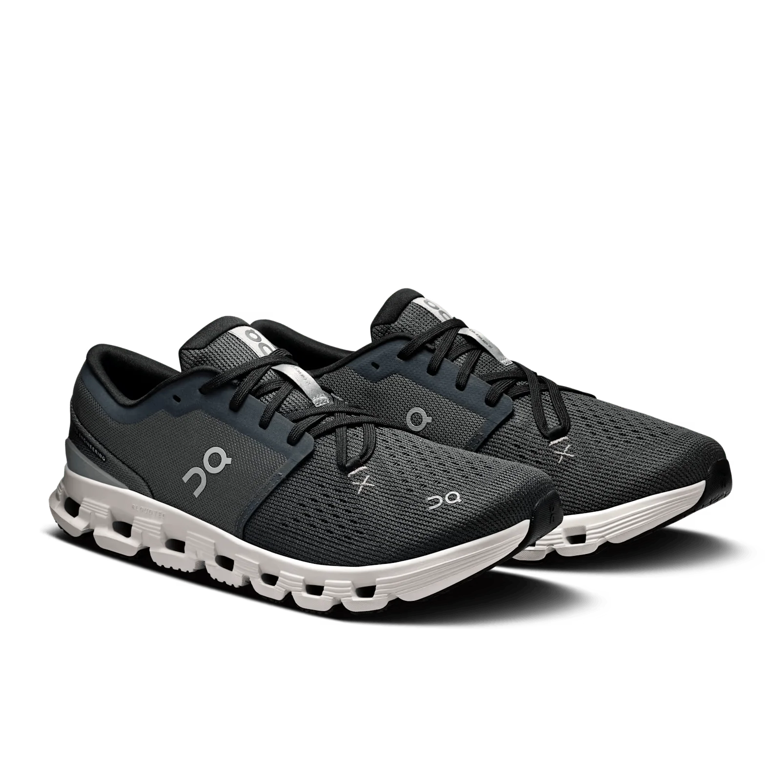 On Cloud Men's Cloud X4 Running Shoes- Shadow/ Apollo - Image 6