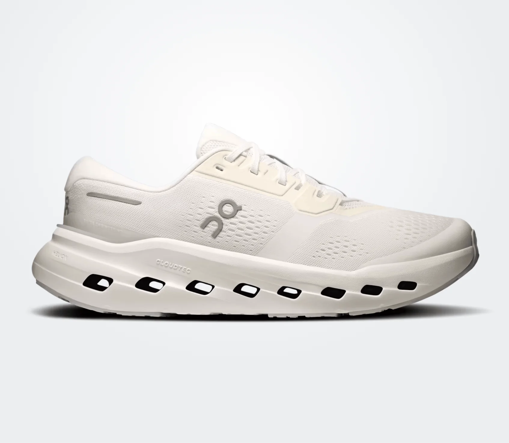 On Cloud Men's Cloudrunner 3 Running Shoes- White/ Glacier