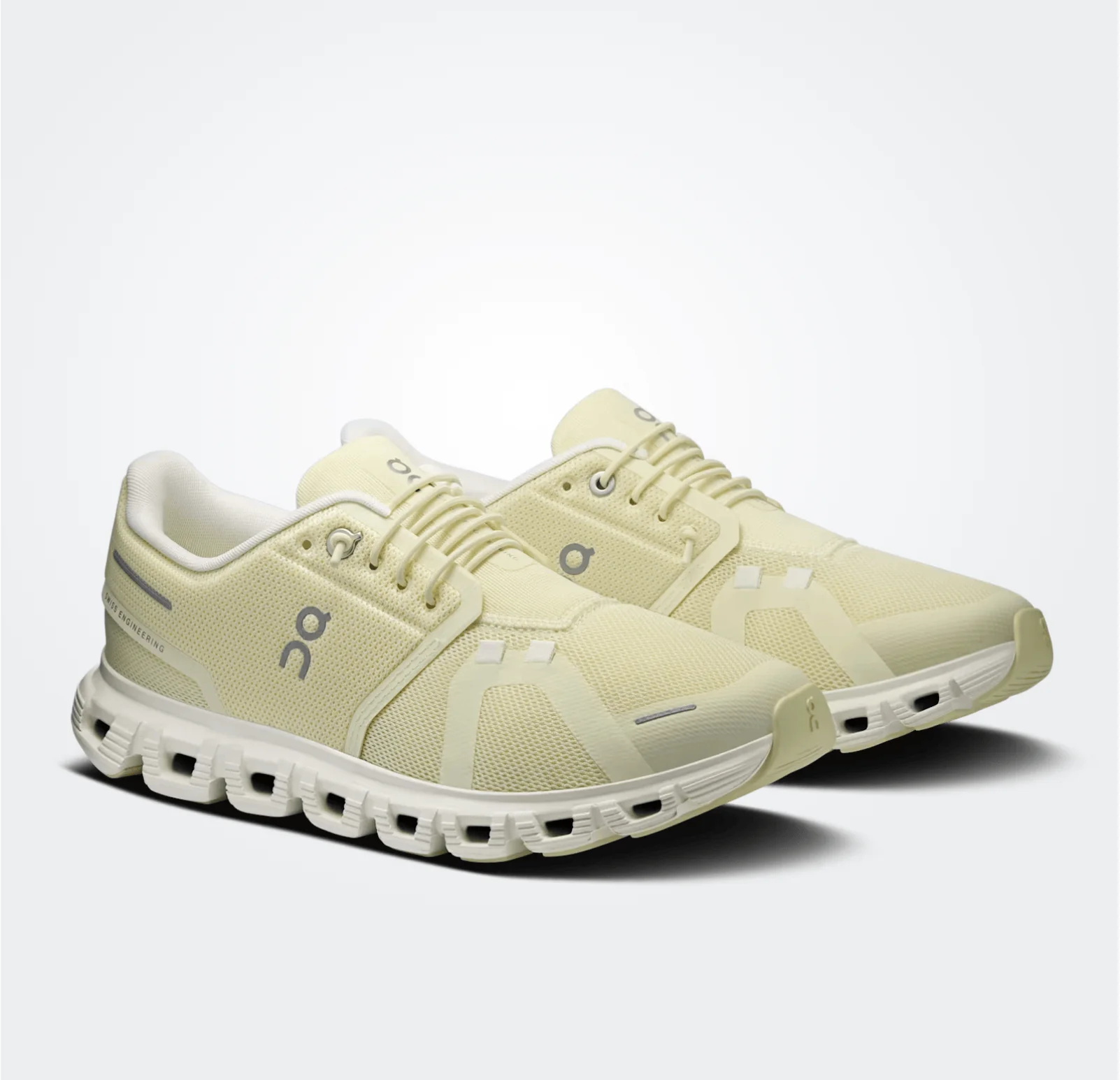 On Cloud Women's Cloud 6 Running Shoes- Seedling/ Ice - Image 2