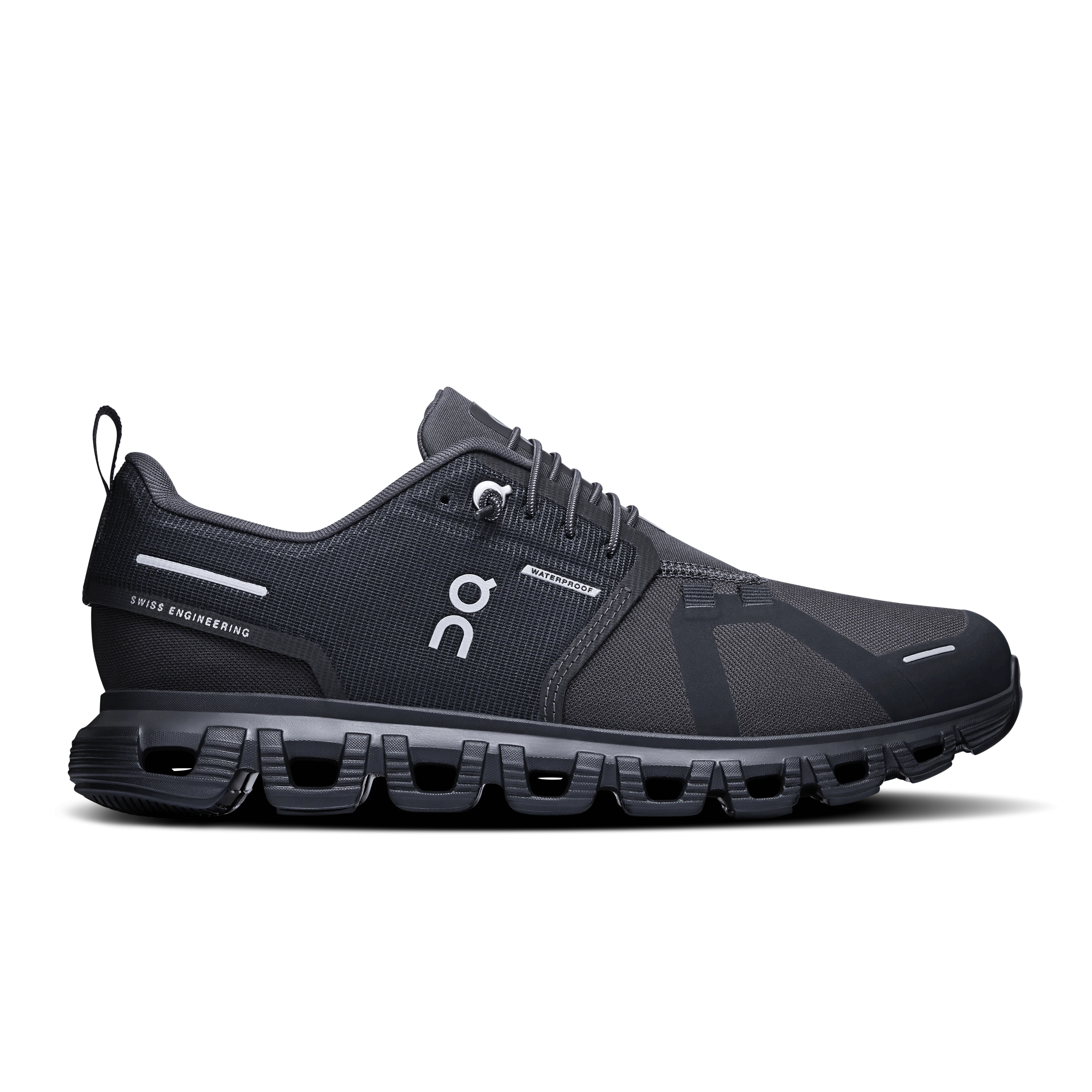 On Cloud Women's Cloud 6 Waterproof Running Shoes- Black