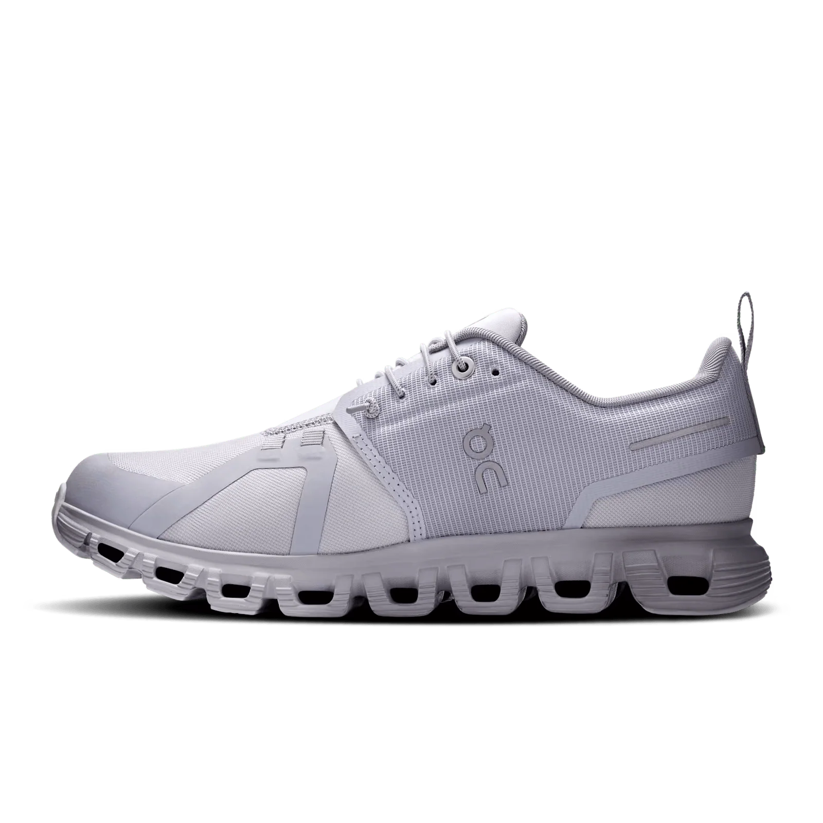 On Cloud Women's Cloud 6 Waterproof Running Shoes- Nimbus/ Lilac - Image 4