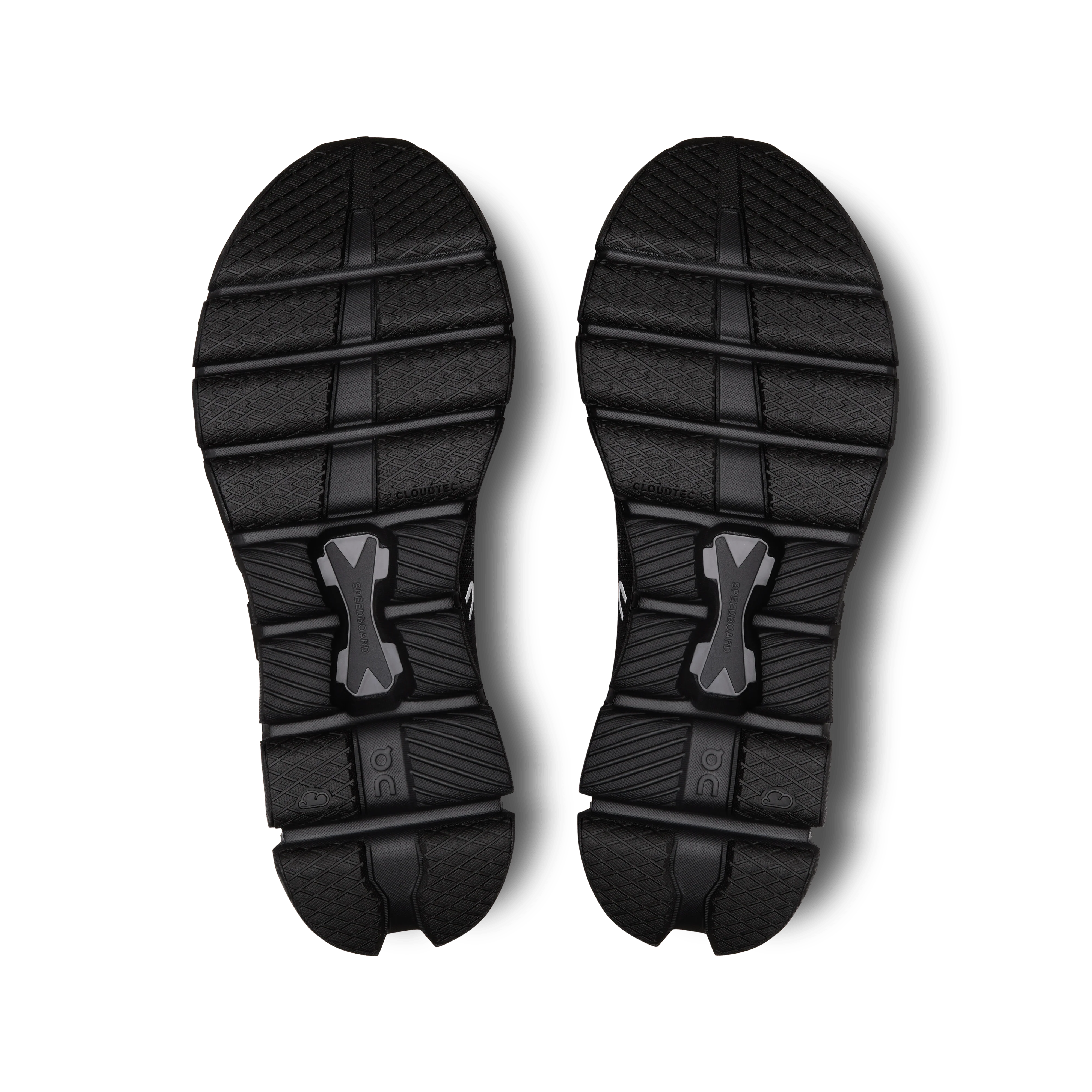 On Cloud Men's Cloud X4 Running Shoes- Black/Eclipse - Image 3