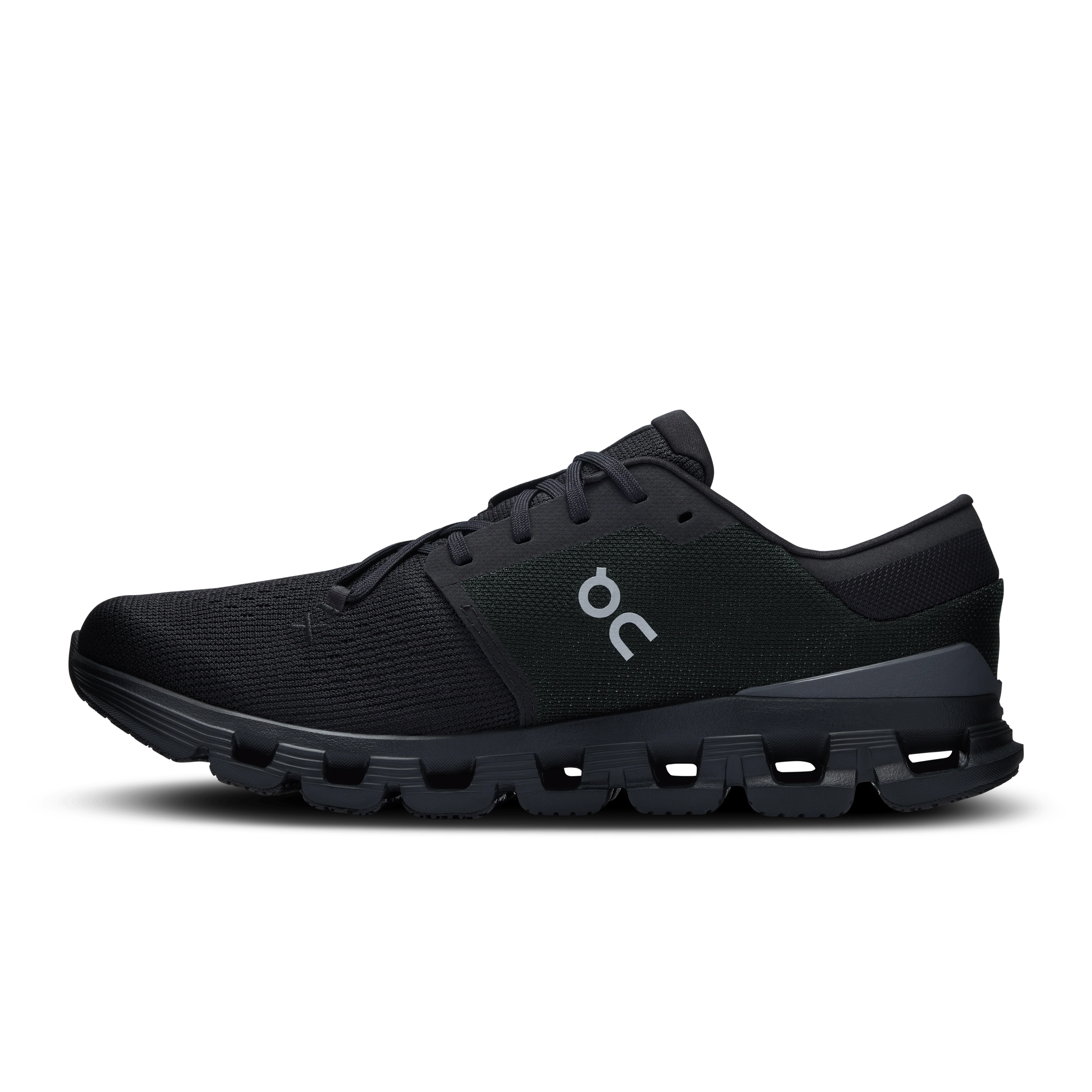 On Cloud Men's Cloud X4 Running Shoes- Black/Eclipse - Image 4