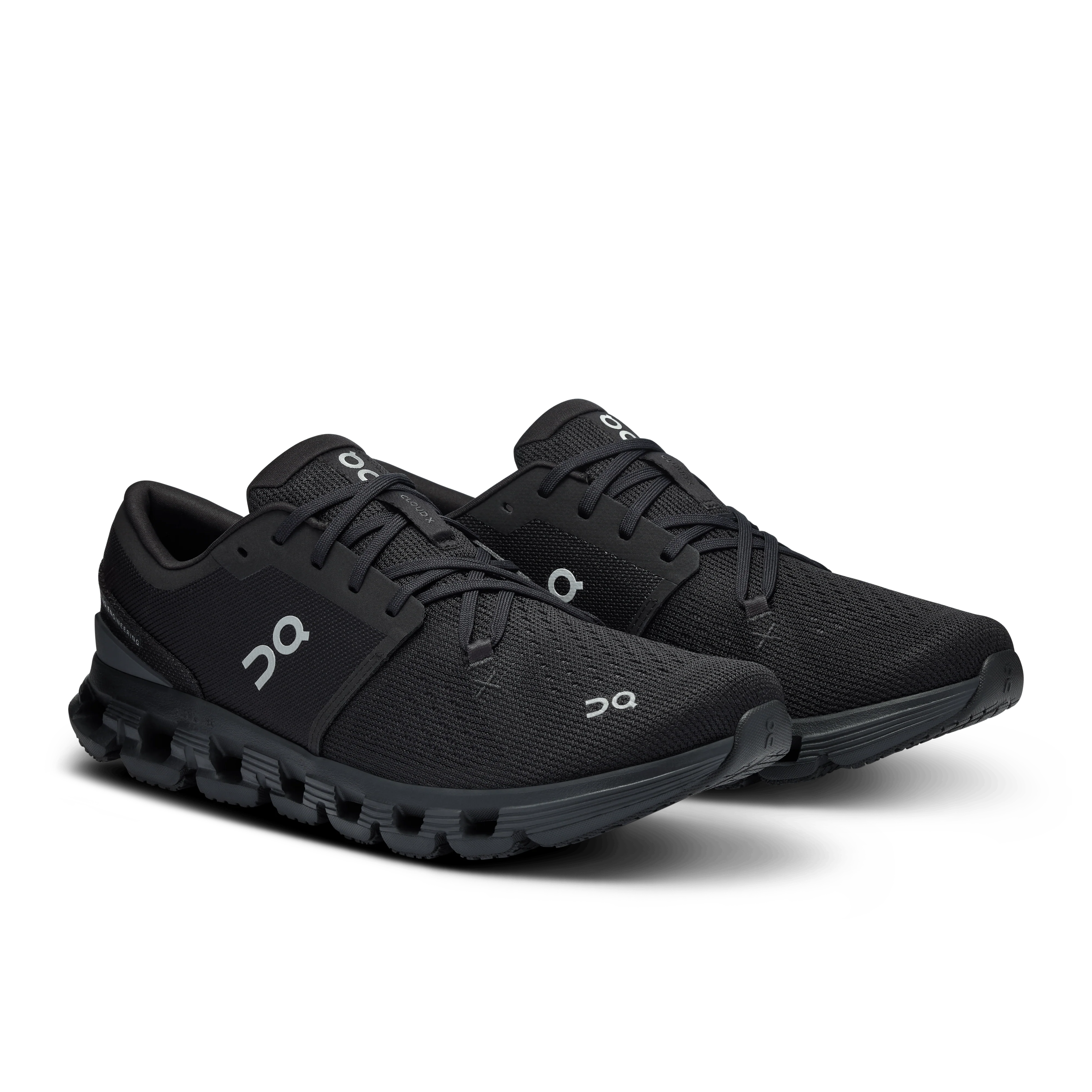 On Cloud Men's Cloud X4 Running Shoes- Black/Eclipse - Image 6