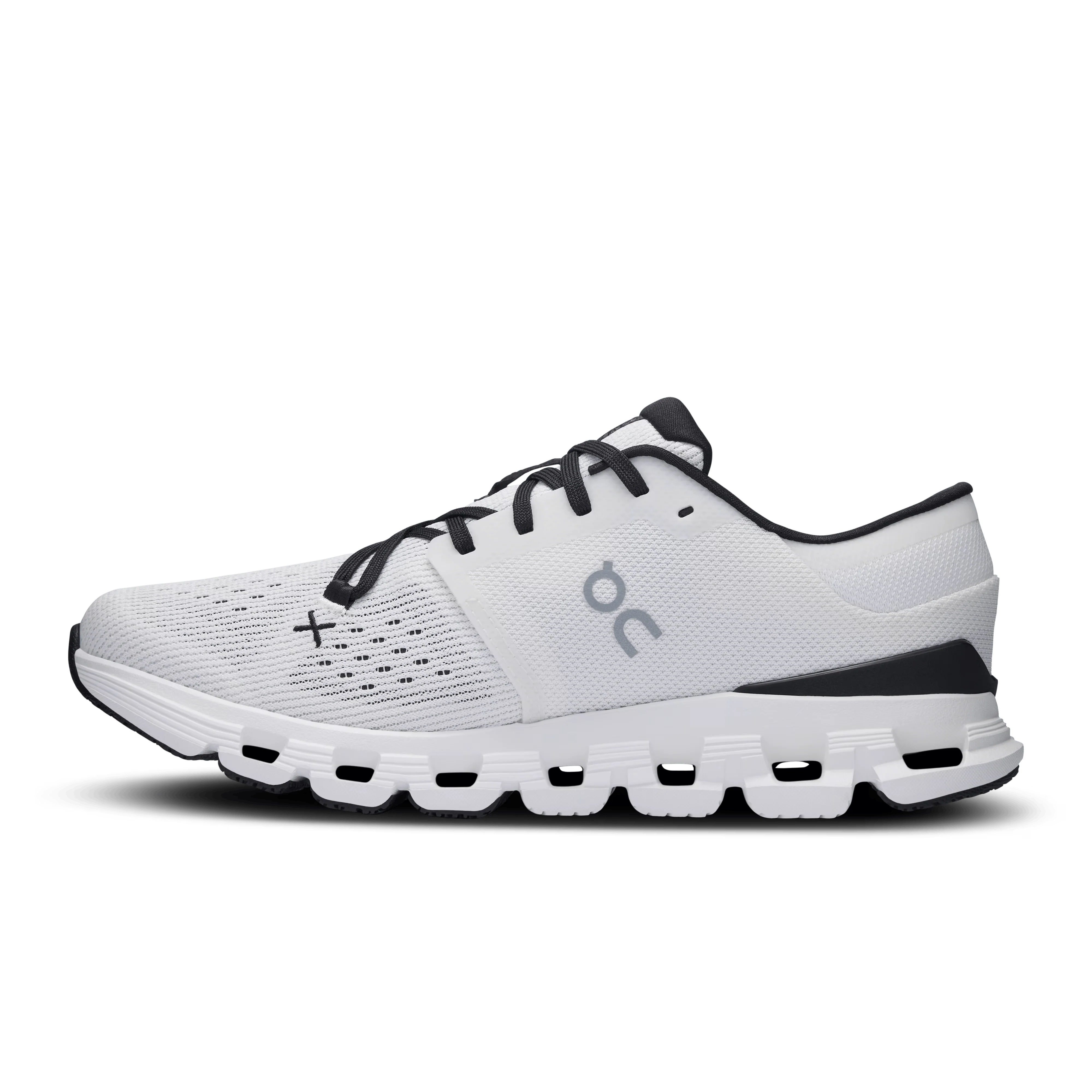 On Cloud Women's Cloud X4 Running Shoes- Ivory/ Black - Image 4