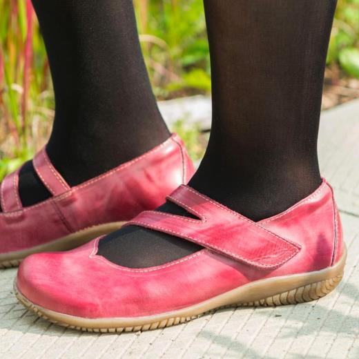 Portofino Women's Mary Janes- Vino - Image 2