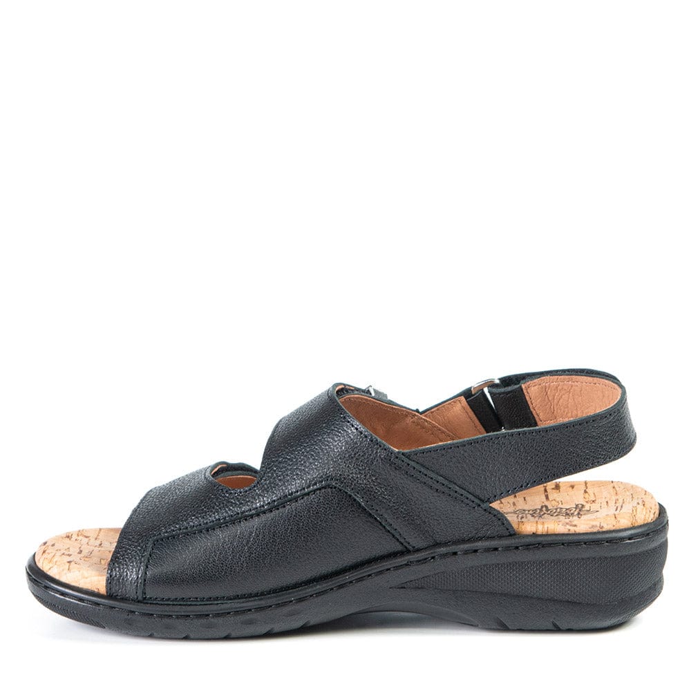 Portofino Women's Adrianna Sandals- Black - Image 3