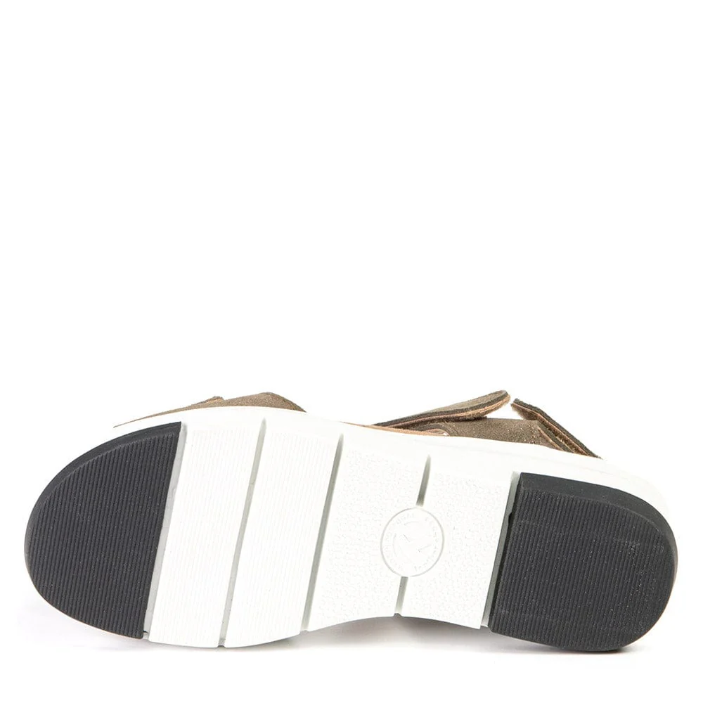 Portofino Women's Luciana Wedge Sandals- Forest - Image 2