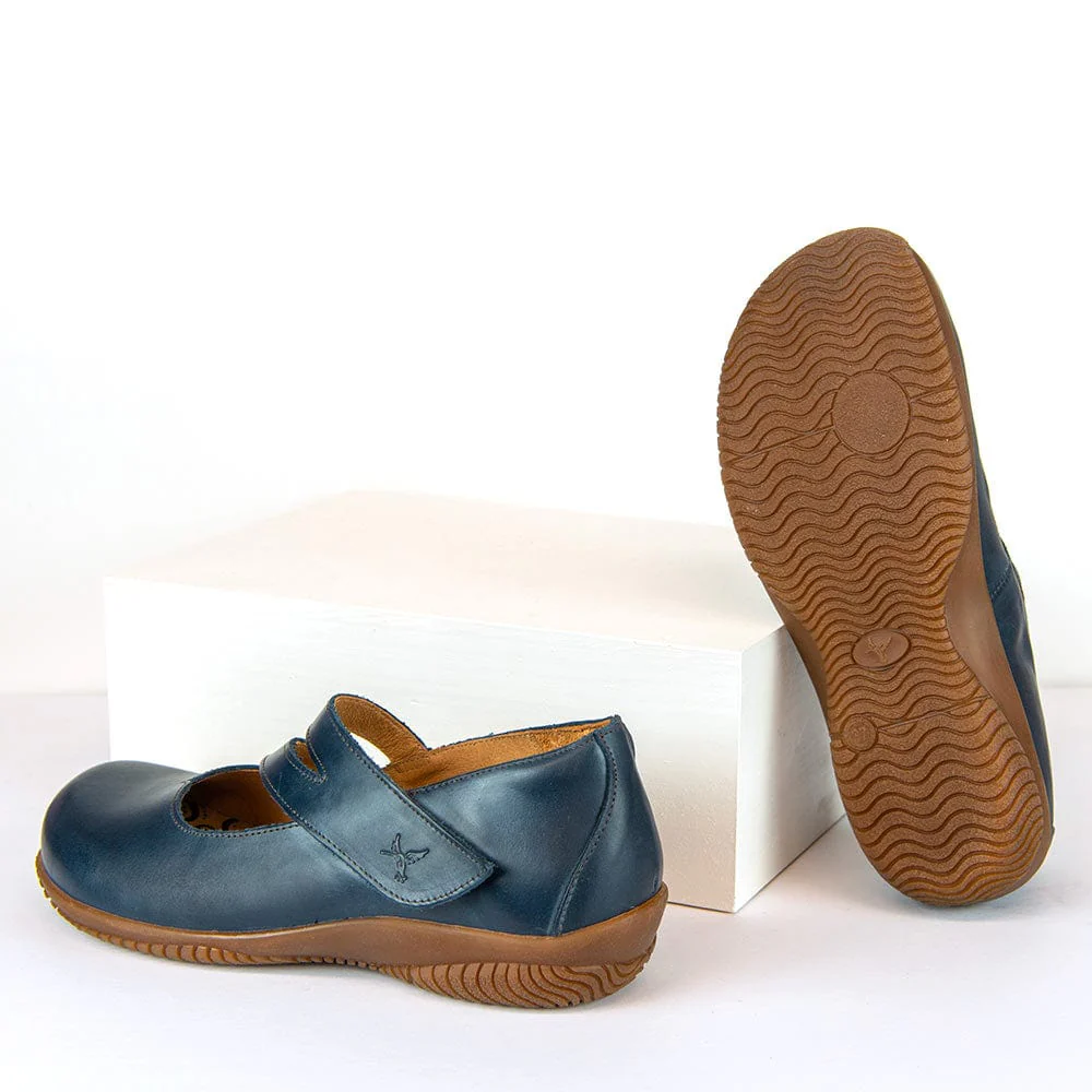 Portofino Women's Mary Janes- Blue - Image 3
