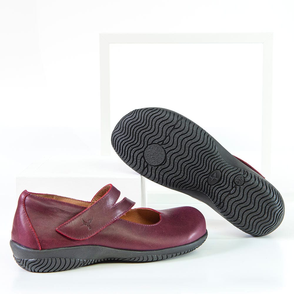 Portofino Women's Mary Janes- Burgundy - Image 3