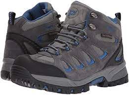 Propet Men's Ridge Walker Hiking Boots- Grey/ Blue - Image 4