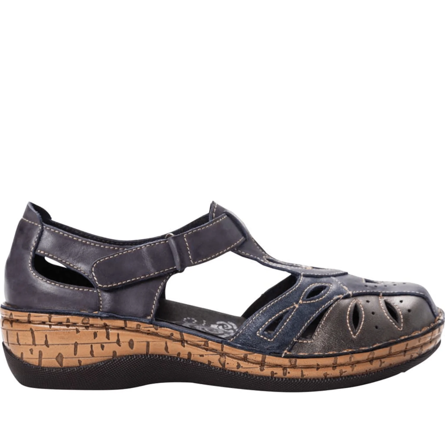 Propet Women's Jenna Fisherman Sandals- Denim