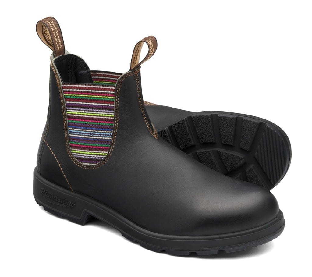 Blundstone Original Boots 1409- Stout Brown Striped Elastic - Image 4