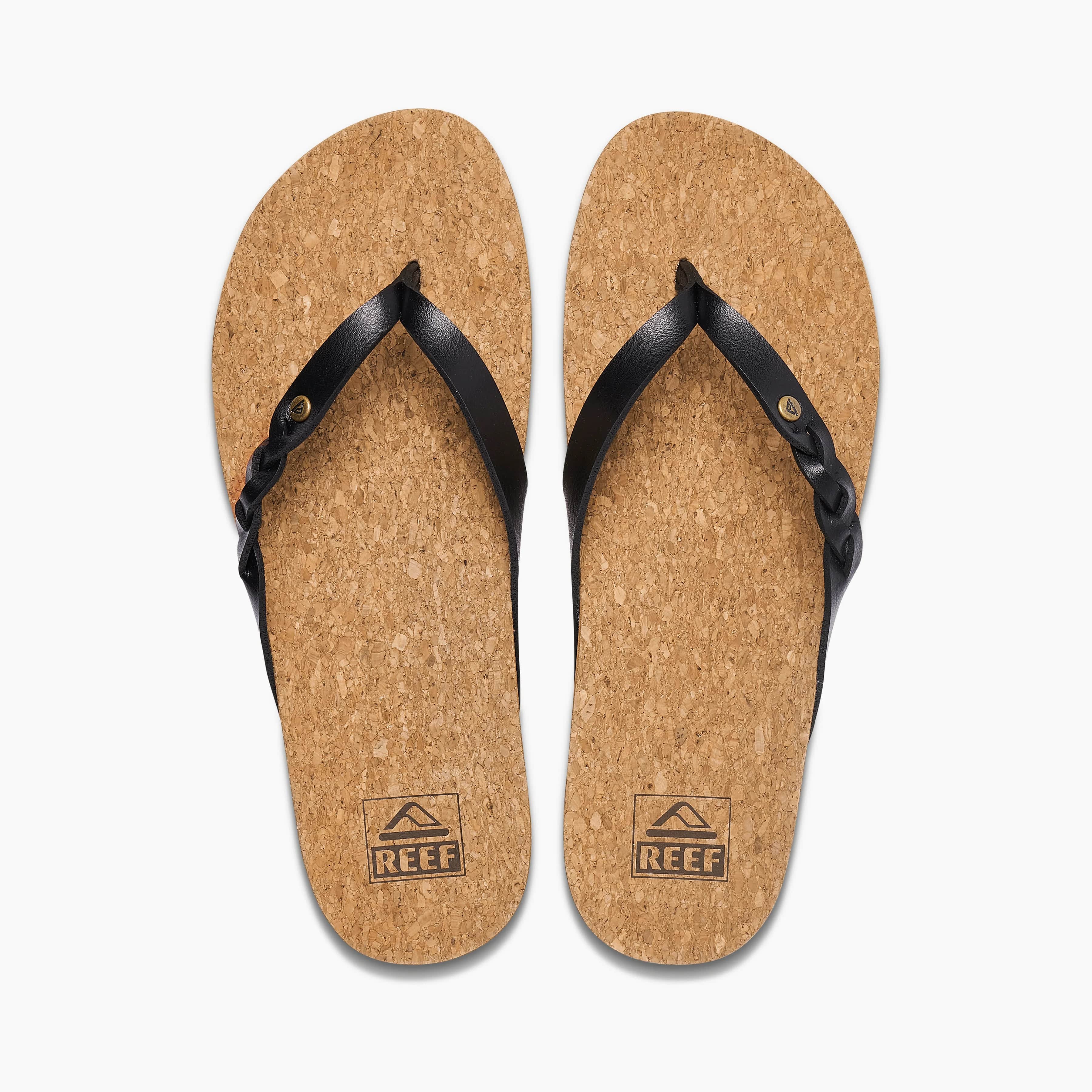 Reef Women's Cushion Court Twist Flips- Black - Image 3