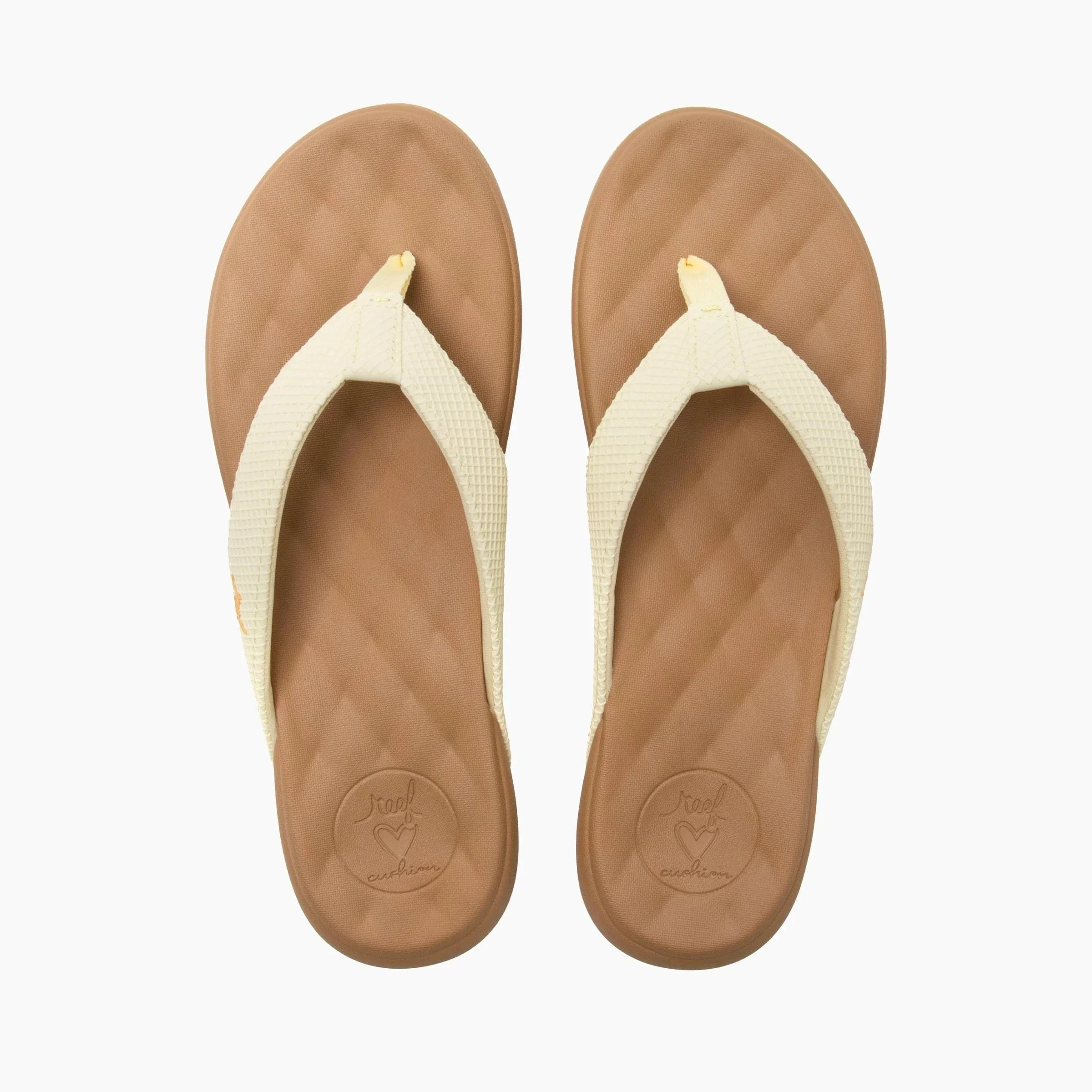 Reef Women's Cushion Harmony Flips- Pale Banana - Image 4