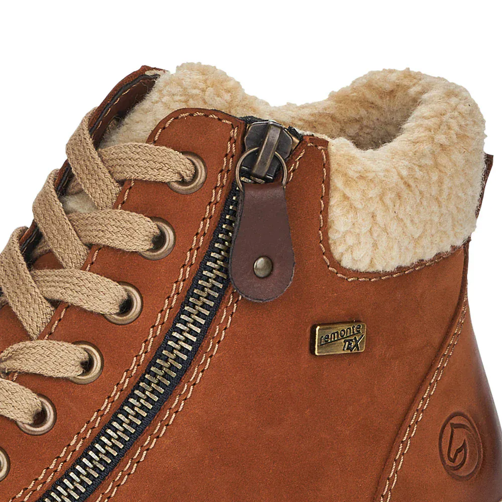 Remonte Women's D0770-22 Casual Ankle Boots- Brown Combi - Image 5