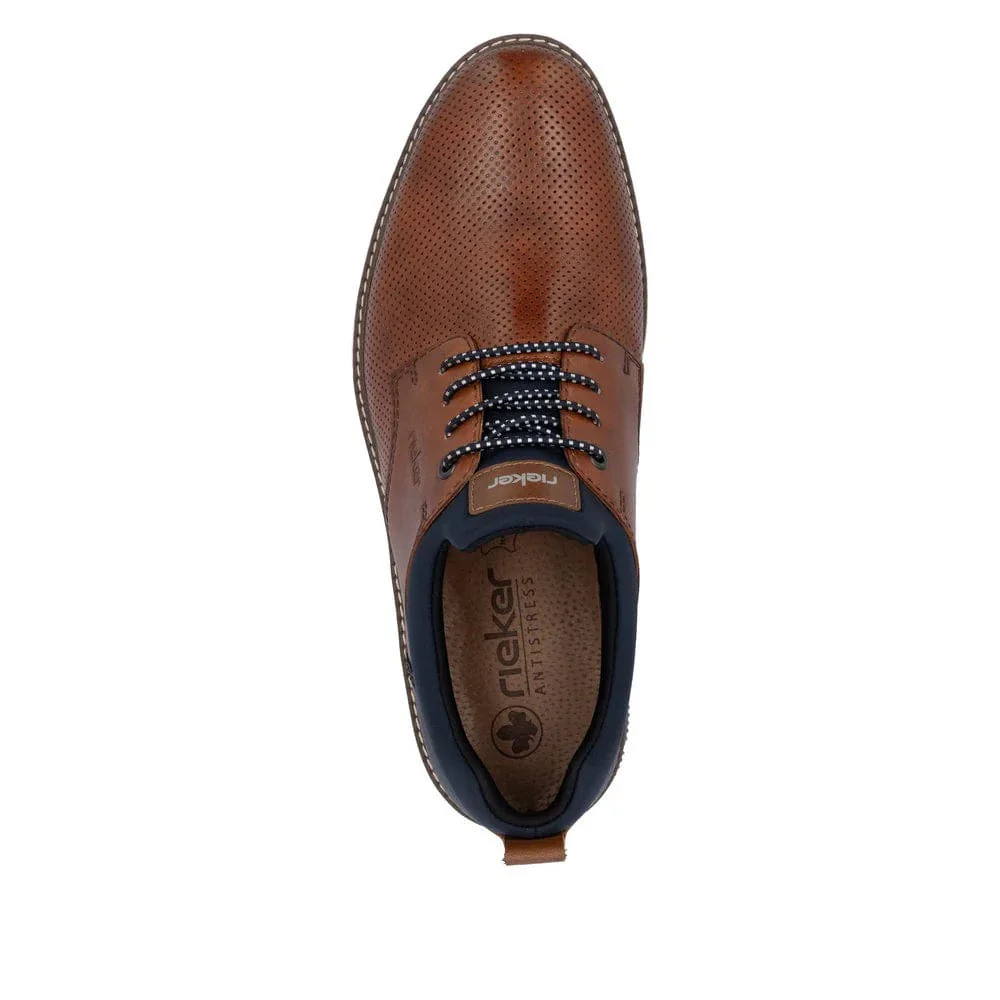 Rieker Men's 14450-22 Dress Walking Shoes- Brown - Image 6