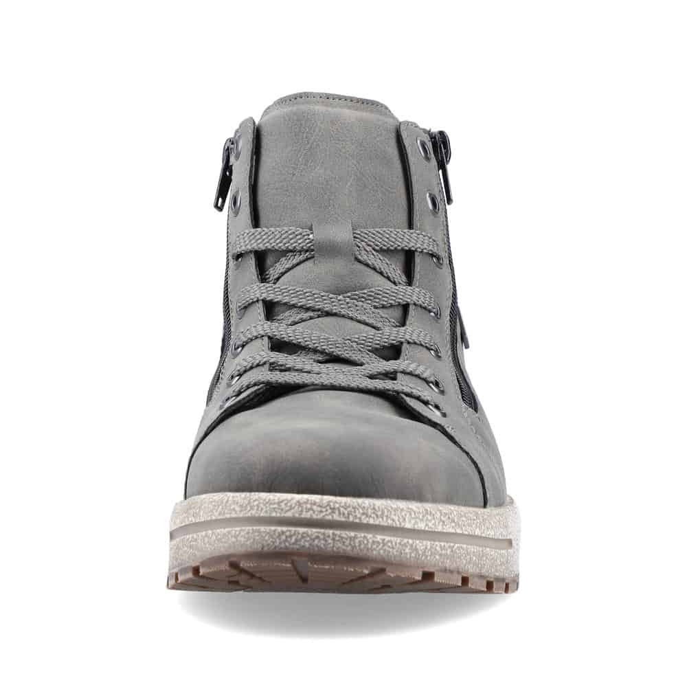 Rieker Men's 30721-45 High Top Sneaker Boots- Grey - Image 5