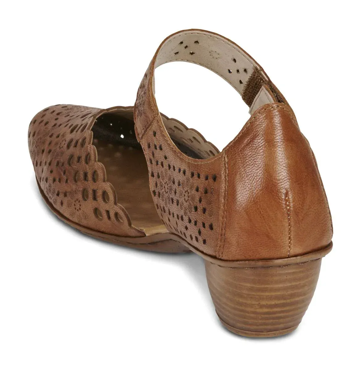 Rieker Women's 43753-22 Mary Jane Heels- Brown - Image 7