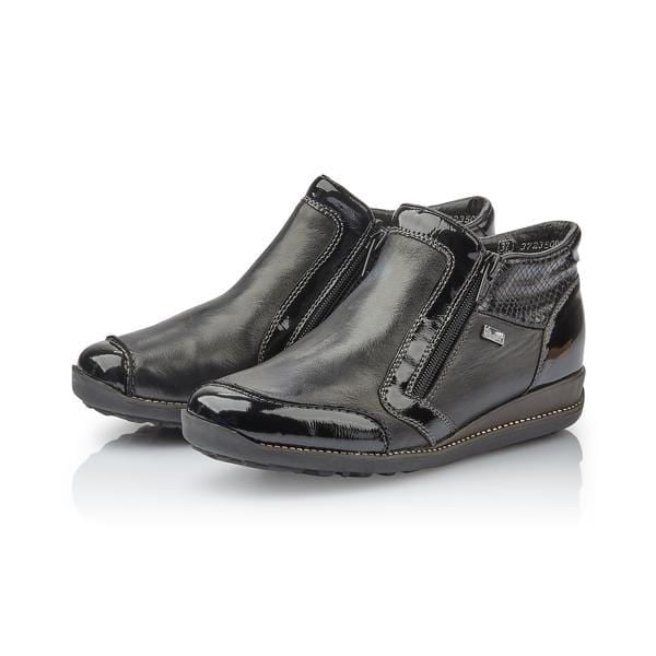 Rieker Women's 44278-00 Dual Zip Dress Boots- Black - Image 5