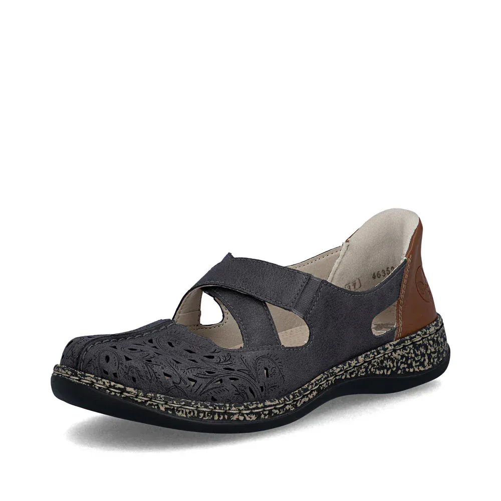 Rieker Women's 46352-45 Mary Janes- Grey - Image 2