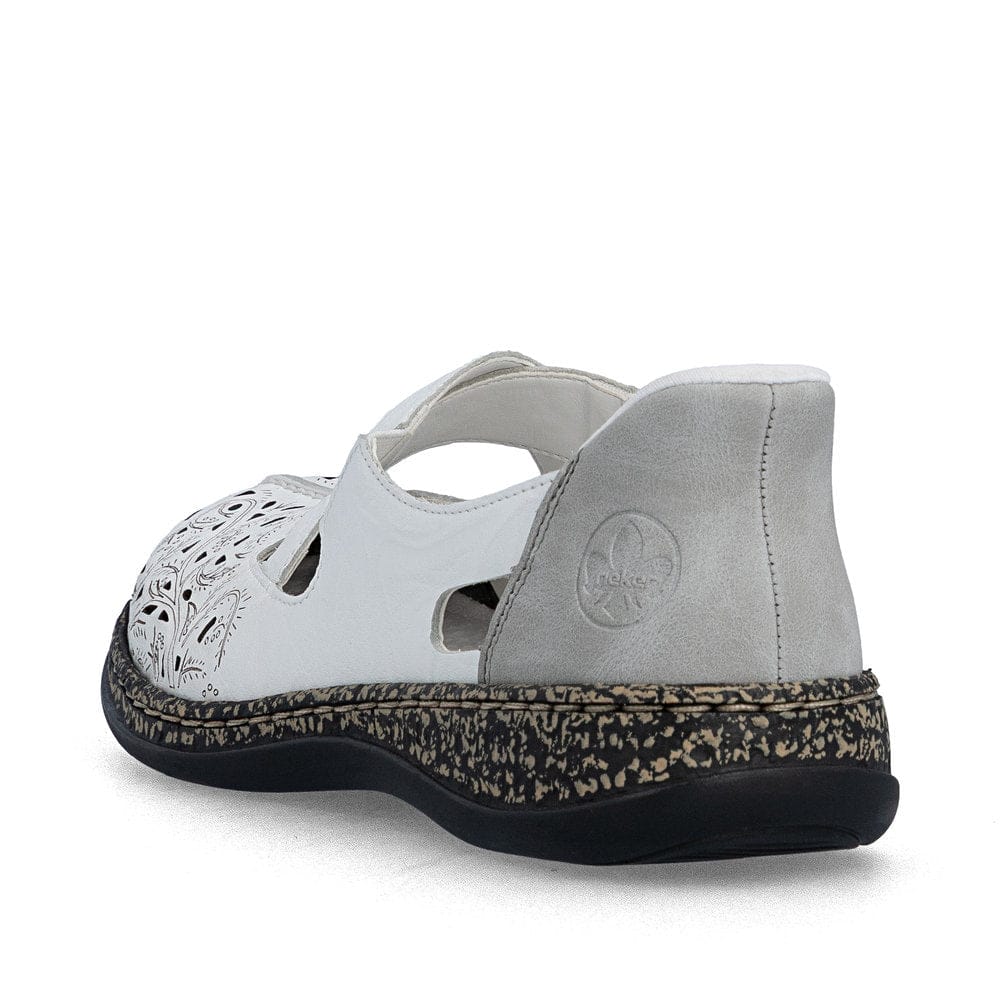 Rieker Women's 46352-80 Weiss Mary Janes- White - Image 3