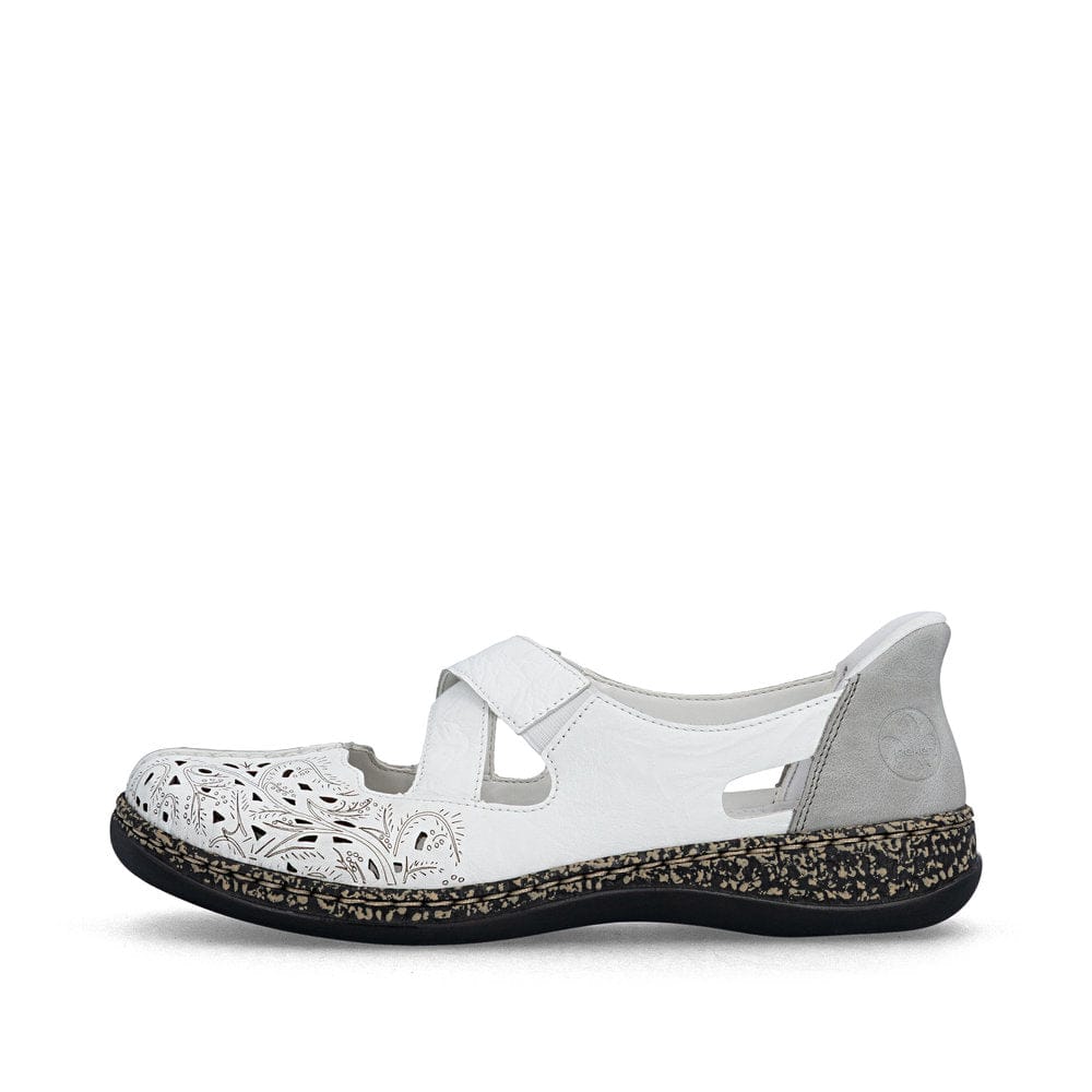 Rieker Women's 46352-80 Weiss Mary Janes- White - Image 5