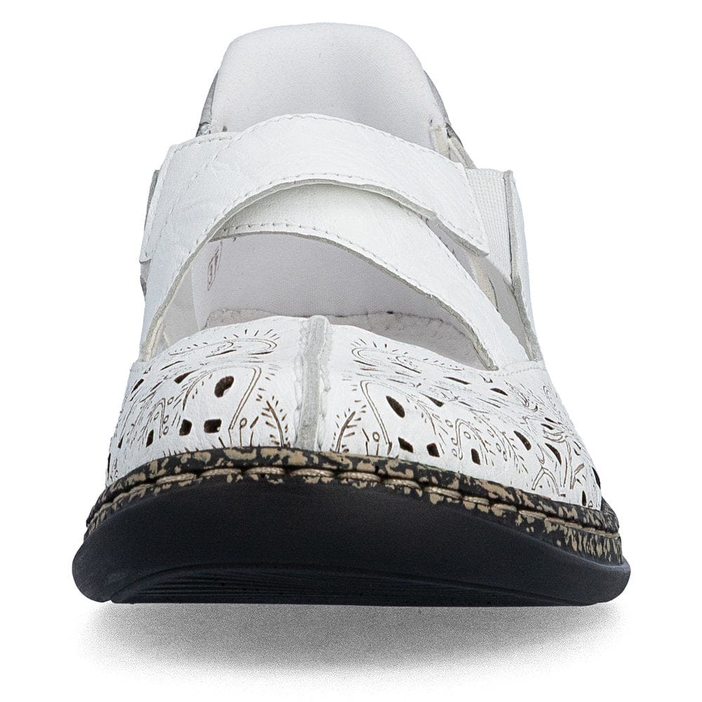 Rieker Women's 46352-80 Weiss Mary Janes- White - Image 6